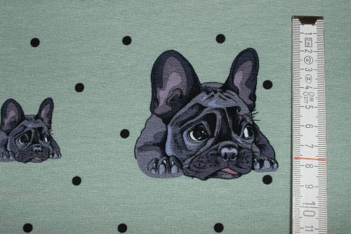 Sweat Sweet Bulldog grün (10 cm)